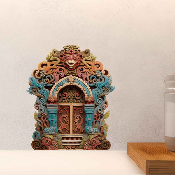 Tibetan Temple Fairy Door Decal - My Wonderful Walls