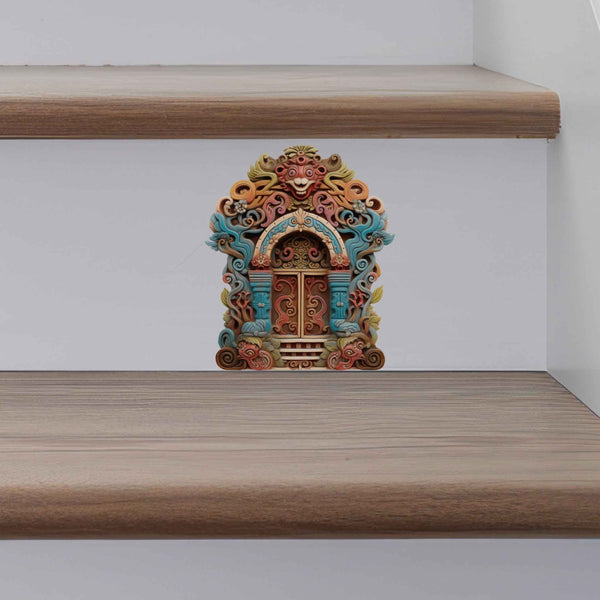 Tibetan Temple Fairy Door Decal - My Wonderful Walls