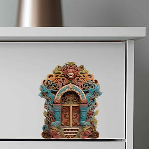 Tibetan Temple Fairy Door Decal - My Wonderful Walls