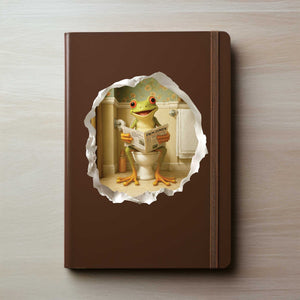 Toilet Frog Hole Decal - My Wonderful Walls