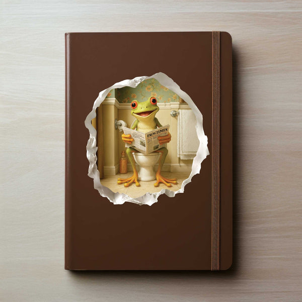 Toilet Frog Hole Decal - My Wonderful Walls