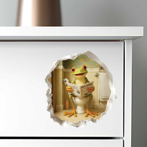 Toilet Frog Hole Decal - My Wonderful Walls