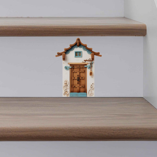 Tranquil Temple Fairy Door Decal - My Wonderful Walls