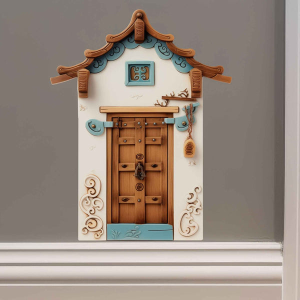 Tranquil Temple Fairy Door Decal - My Wonderful Walls