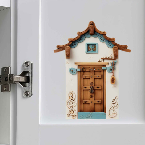 Tranquil Temple Fairy Door Decal - My Wonderful Walls