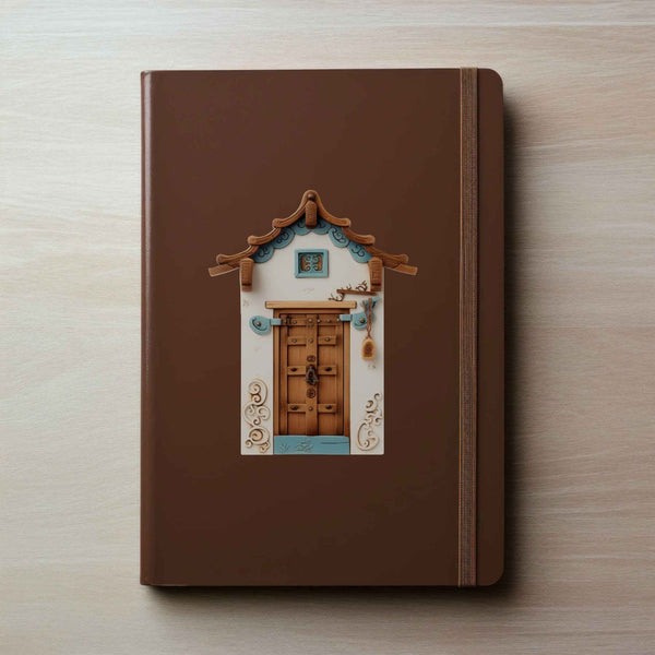 Tranquil Temple Fairy Door Decal - My Wonderful Walls