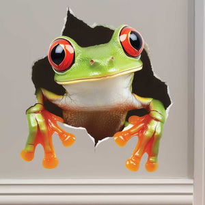 Tree Frog Hole Decal - My Wonderful Walls