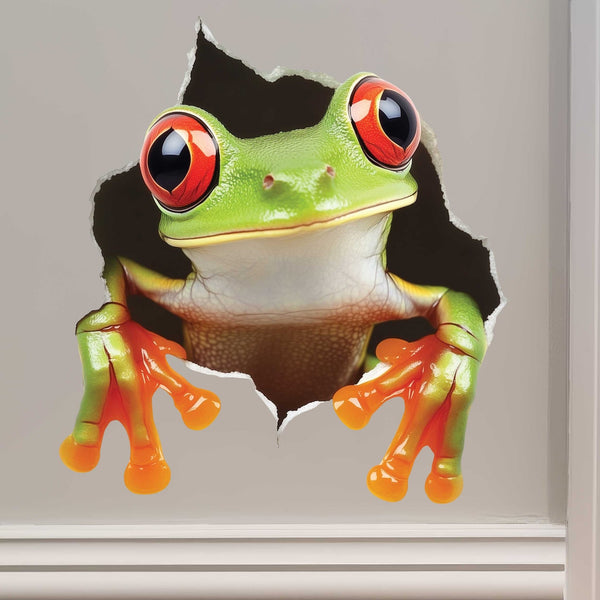 Tree Frog Hole Decal - My Wonderful Walls