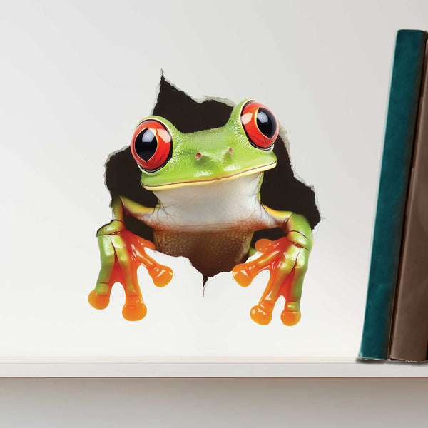 Tree Frog Hole Decal - My Wonderful Walls