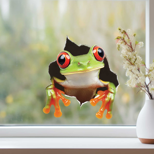 Tree Frog Hole Decal - My Wonderful Walls