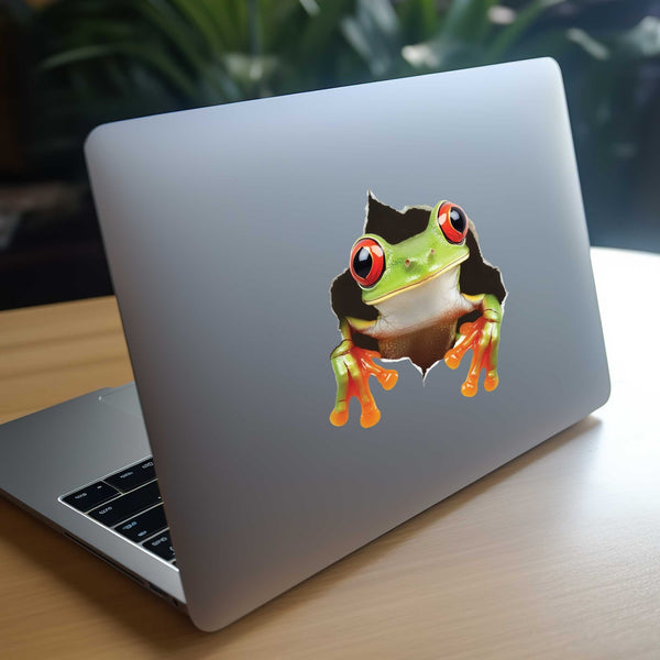 Tree Frog Hole Decal - My Wonderful Walls