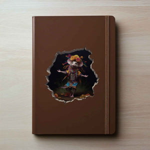 Tribal Dancer Mouse Hole Decal - My Wonderful Walls