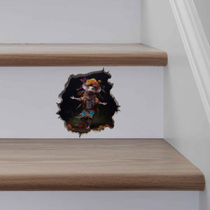 Tribal Dancer Mouse Hole Decal - My Wonderful Walls