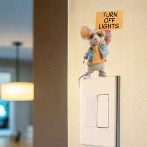 Turn Off Lights Reminder Mouse Decal - My Wonderful Walls