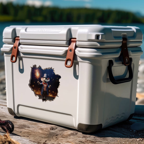 Uncle Sam Mouse decal on cooler