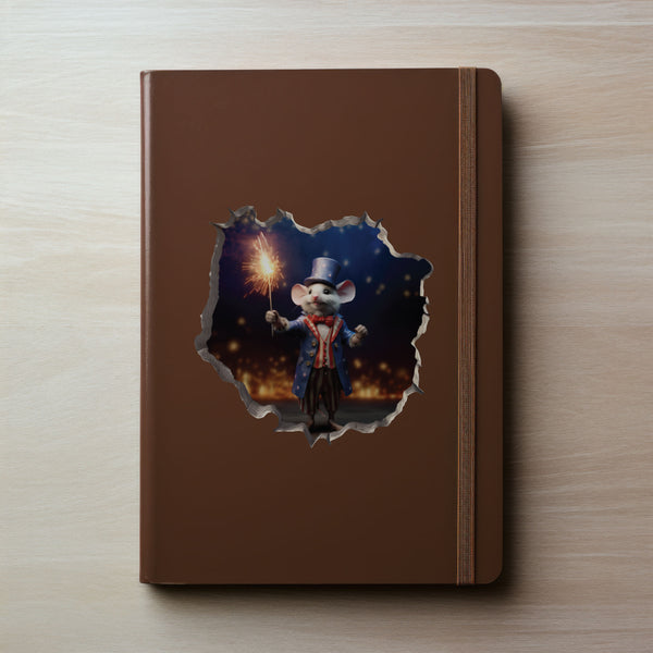 Uncle Sam Mouse decal on notebook