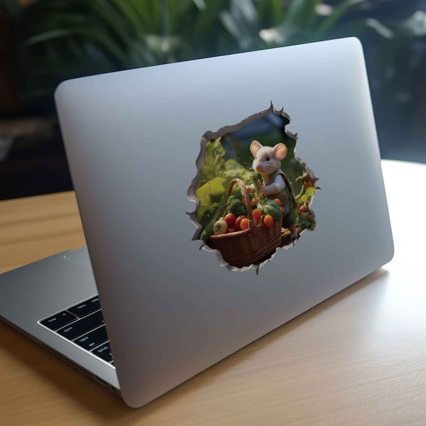 Vegetable Garden Mouse Hole Decal - My Wonderful Walls