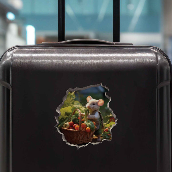 Vegetable Garden Mouse Hole Decal - My Wonderful Walls