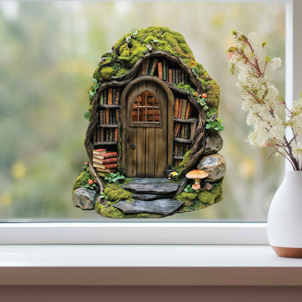 Woodland Library Fairy Door Decal - My Wonderful Walls