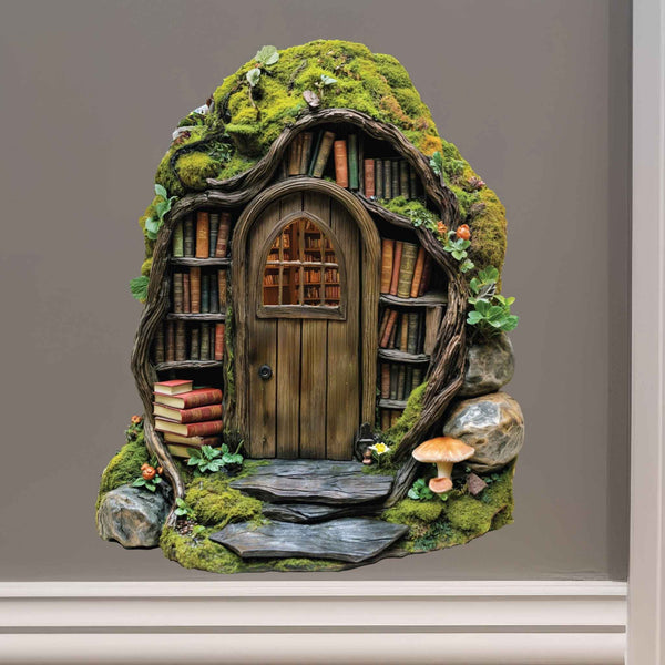 Woodland Library Fairy Door Decal - My Wonderful Walls