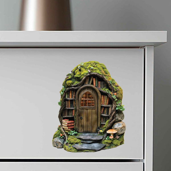 Woodland Library Fairy Door Decal - My Wonderful Walls