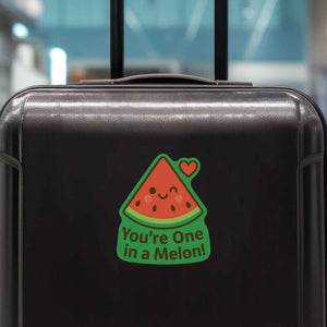 You're One in a Melon Watermelon Pun Decal - My Wonderful Walls