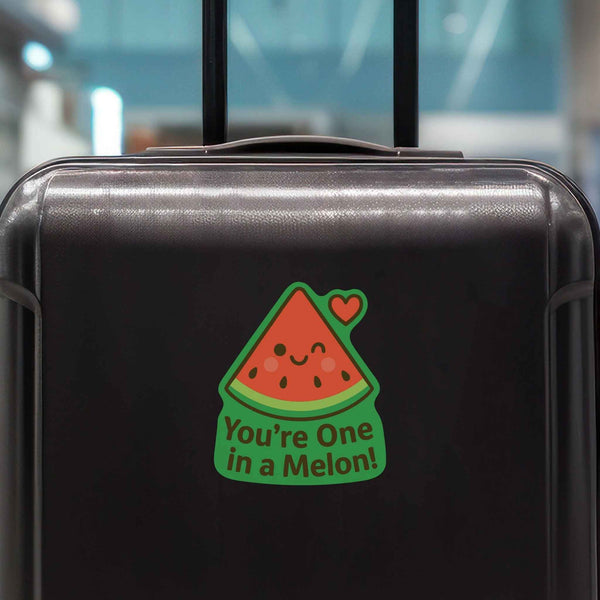 You're One in a Melon Watermelon Pun Decal - My Wonderful Walls
