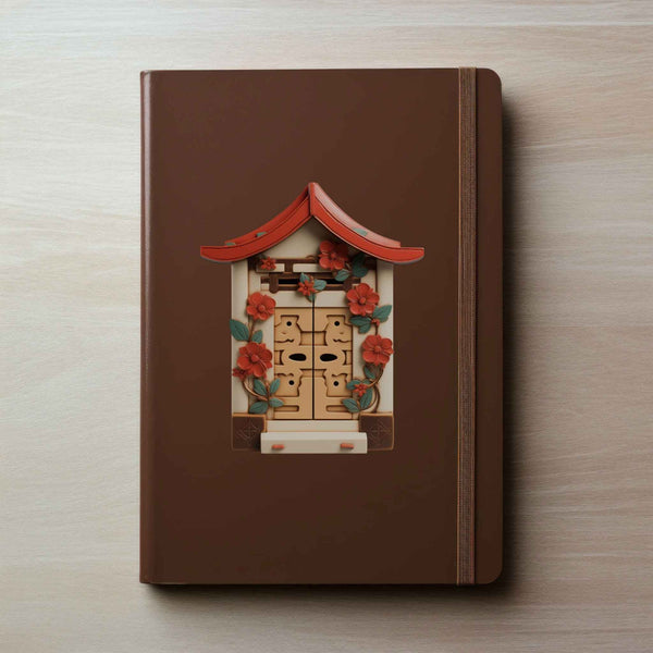 Zen Bloom Fairy Door Decal - My Wonderful Walls