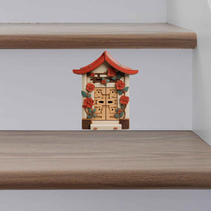 Zen Bloom Fairy Door Decal - My Wonderful Walls