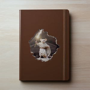 Zeus Mouse decal on notebook