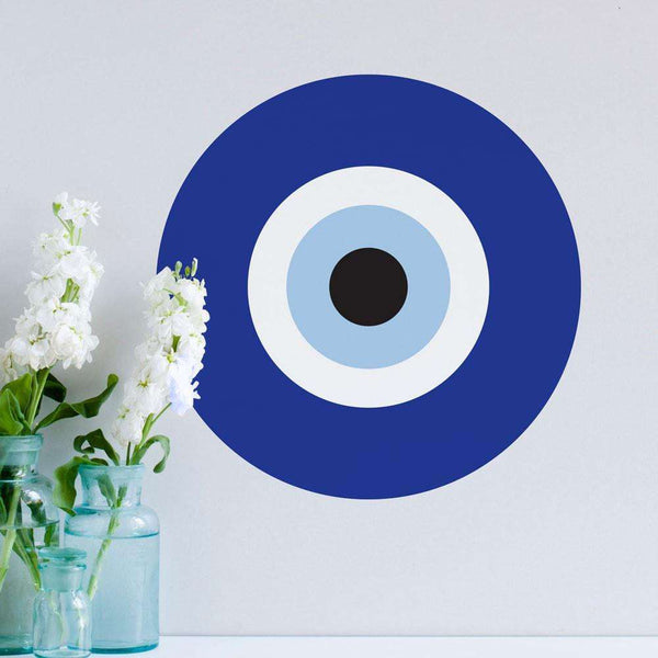 Blue Evil Eye Wall Sticker Decal – My Wonderful Walls
