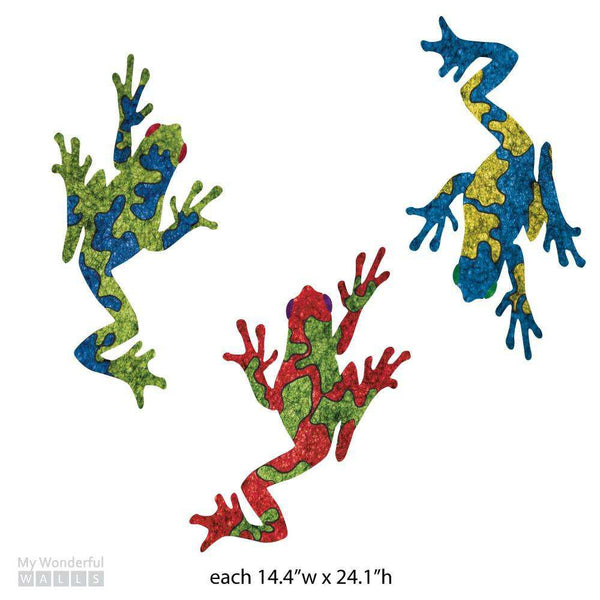 Giant Tree Frog Stickers - Set of 3 Decals