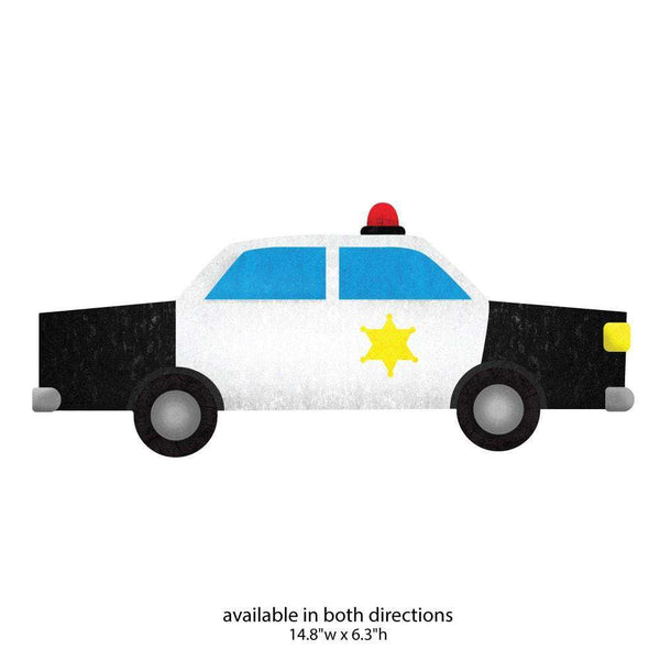 Police Car Wall Sticker Decal
