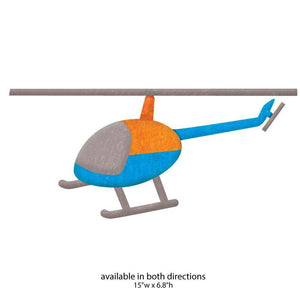 Helicopter Wall Sticker Decal
