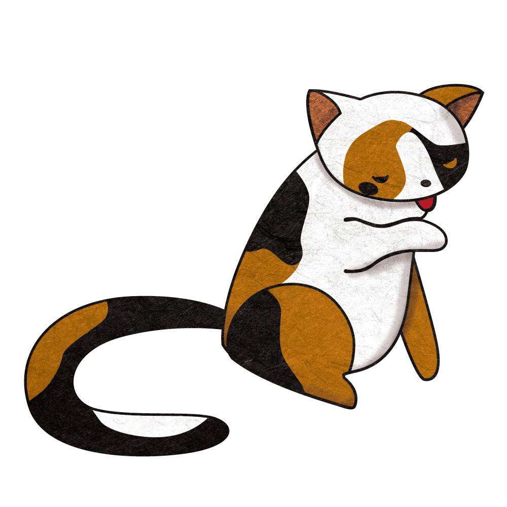 Calico Cat Wall Sticker Decal