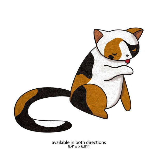Calico Cat Wall Sticker Decal