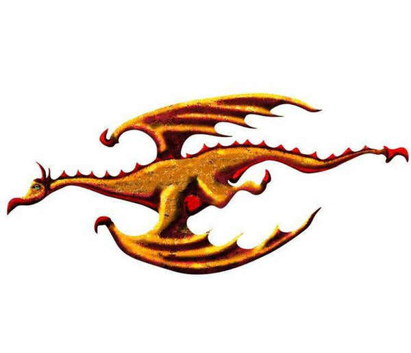 gold dragon sticker