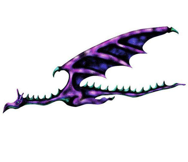 purple dragon sticker