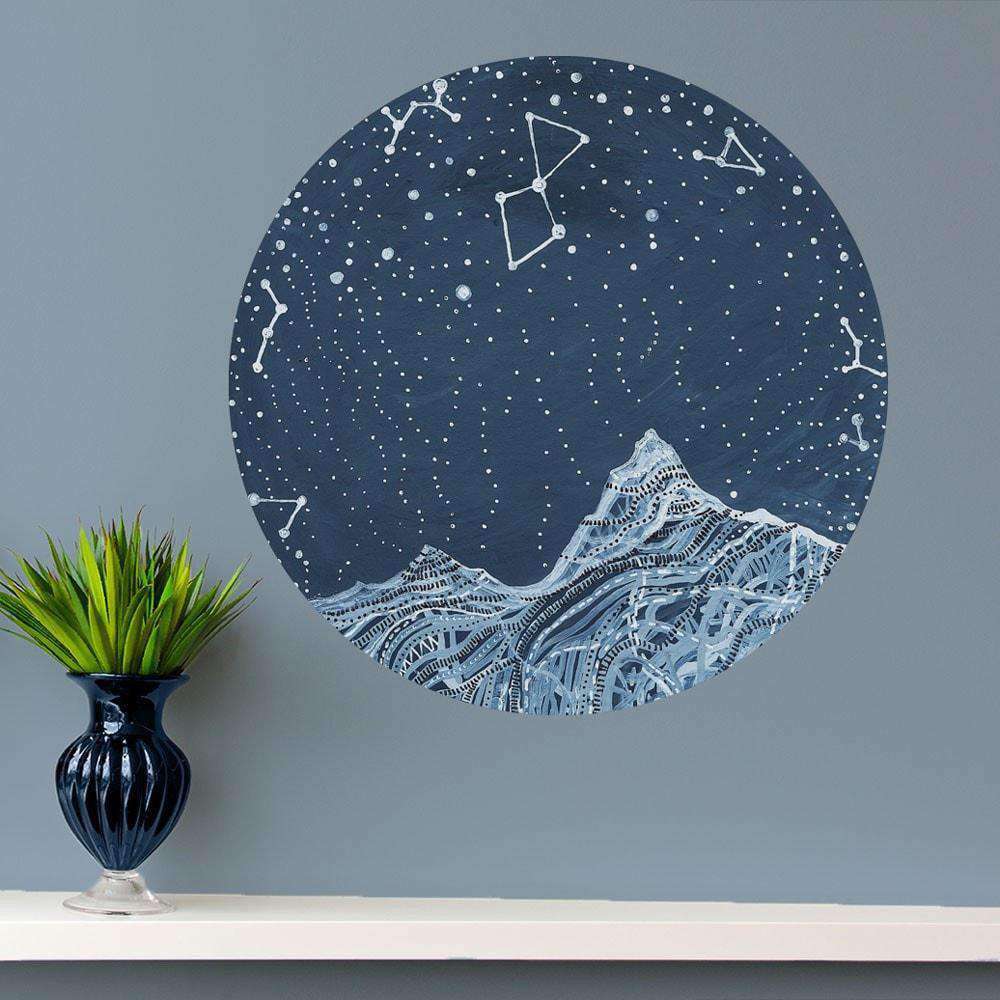 Lyra Constellation Wall Decal - Astronomy Art by Elise Mahan