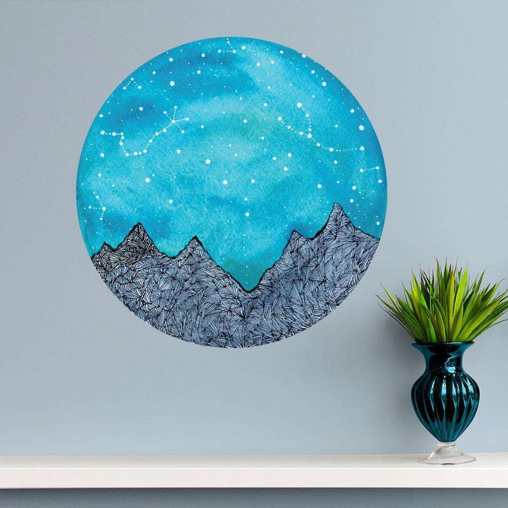 Scorpio and Taurus Constellations Decal - Nature Wall Art by Elise Mahan