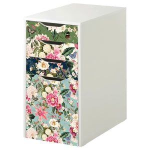 Flower Decals for IKEA Alex Furniture 