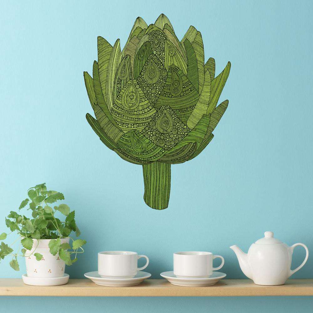 Artichoke Wall Sticker Decal – Eat Your Veggies by Valentina Harper