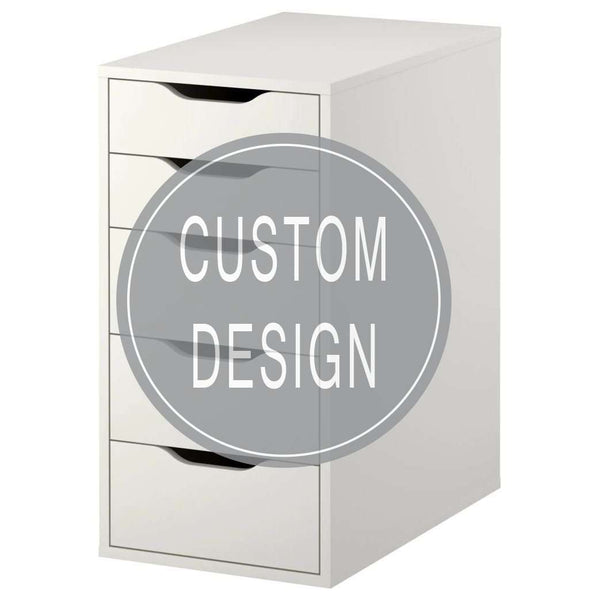 Customized Decals for IKEA Alex Drawer Unit (FURNITURE NOT INCLUDED)
