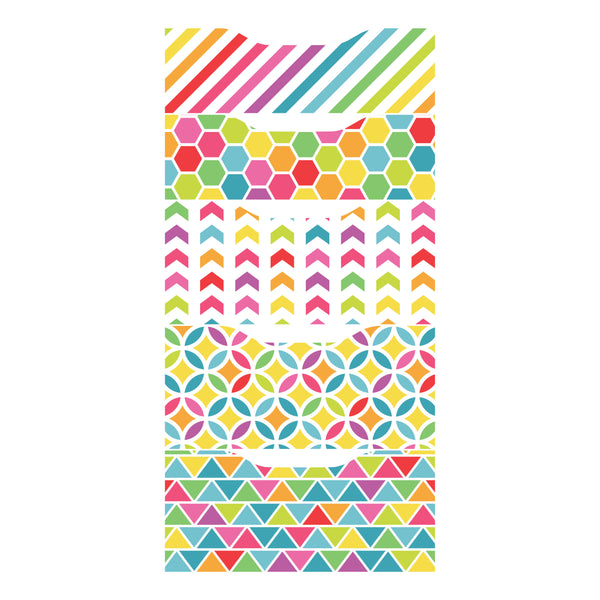Decorative Rainbow Pattern Decals for IKEA Alex Furniture