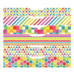 Decorative Rainbow Pattern Decals for IKEA Alex Furniture