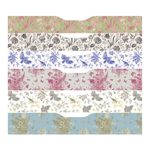 Toile Pattern Decals for IKEA Alex Furniture