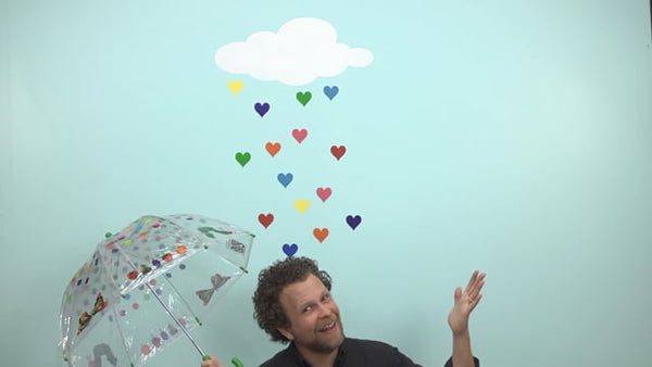 Raining Hearts - Cloud and Heart Stencil Set