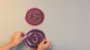 7 Chakras Yoga Wall Decals