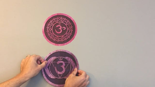 7 Chakras Yoga Wall Decals