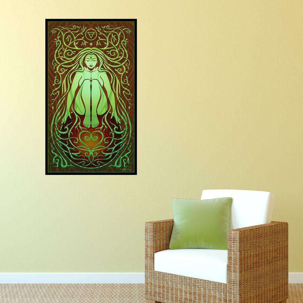 Earthy Goddess Decal - Earth Spirit by Cristina McAllister